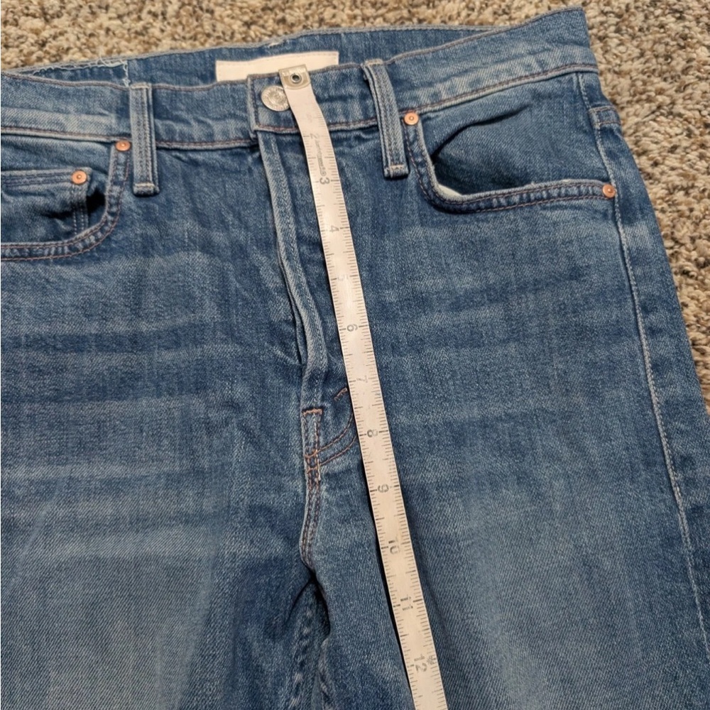 MOTHER SUPERIOR The Tomcat Kneeling in Stones Patches Jean Size 27 ret $285 - Picture 5 of 13